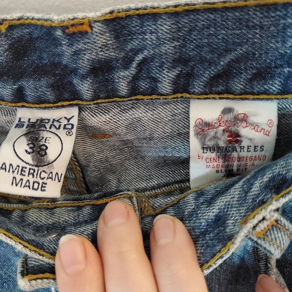 VTG Lucky 121 Heritage Slim Jeans 38 - Picture 3 of 5